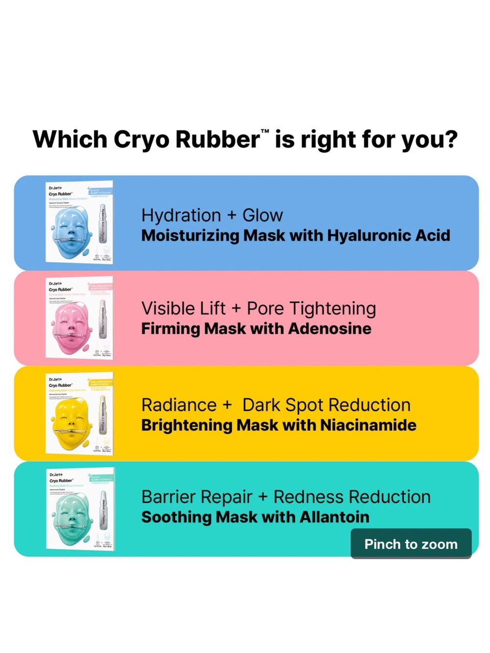 Cryo Rubber Soothing Face Mask – Dr. Jart - Picture 6 of 7